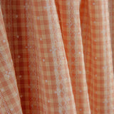 Off-cut Vichy Orange Druck 50 x 145 cm - Ribes y Casals