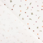 Baumwoll-Musselin-Reststücke mit Waldblumen-Muster – verschiedene Maße x 135 cm Breite - Ribes y Casals