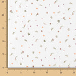 Baumwoll-Musselin-Reststücke mit Waldblumen-Muster – verschiedene Maße x 135 cm Breite - Ribes y Casals