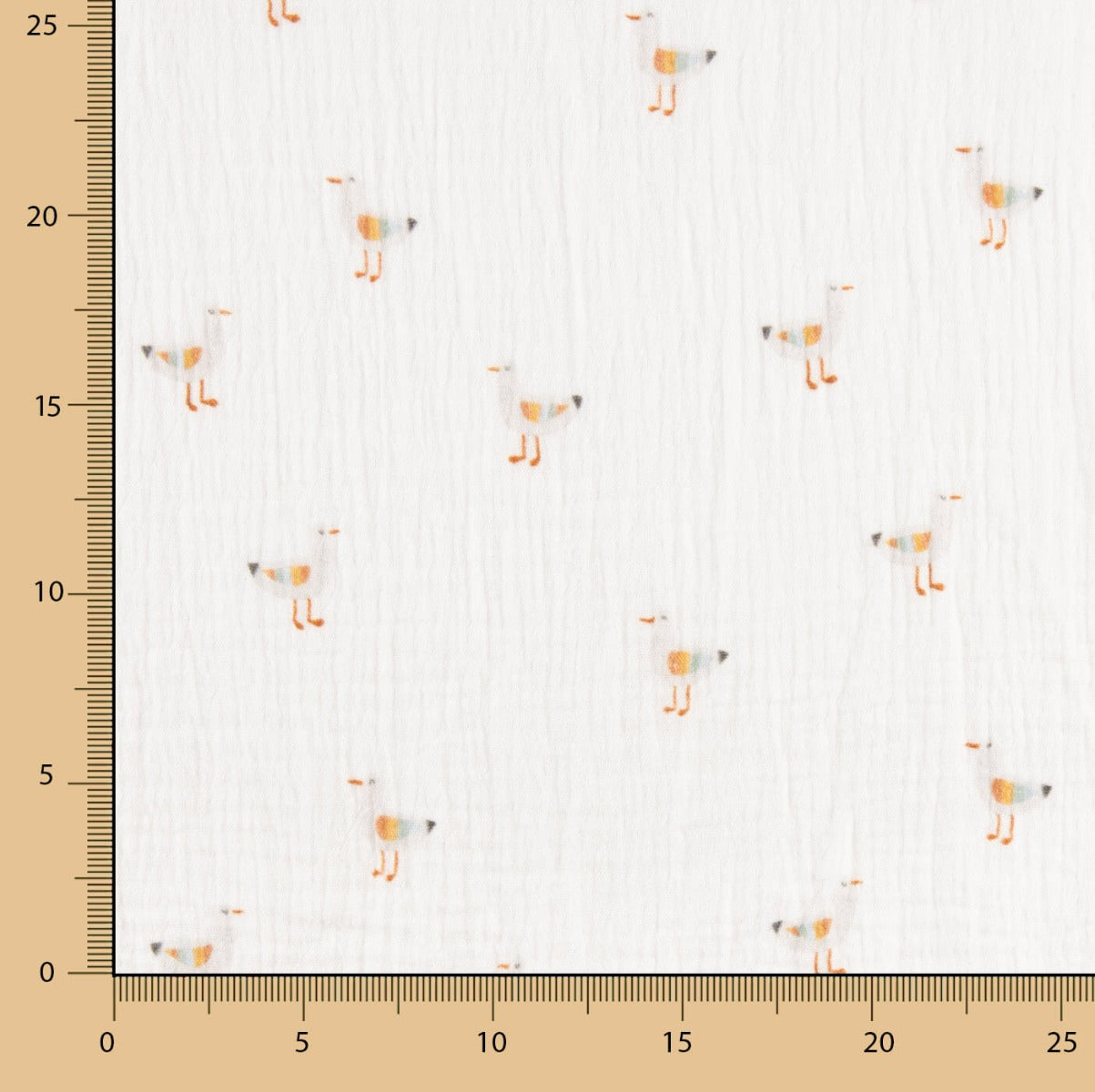 Seemöwen 140 x 135 cm Musselin 140 x 135 cm - Ribes y Casals