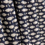 Popeline Bedruckte Fischbank - Ribes y Casals