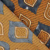Ikat bedruckter Baumwoll-Voile Terra Indigo - Ribes y Casals