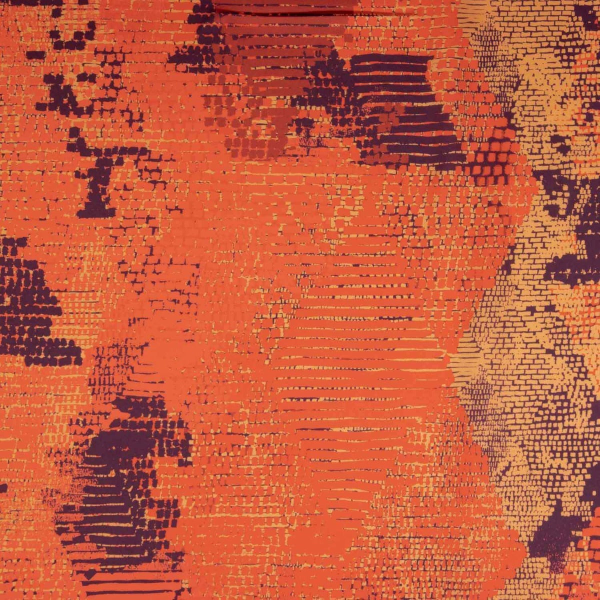 Twill Satin Pixel Koralle - Ribes y Casals