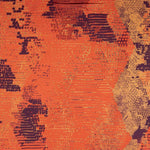 Twill Satin Pixel Koralle - Ribes y Casals