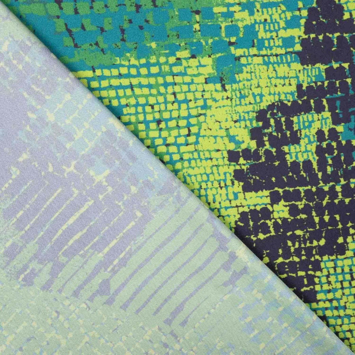 Twill Satin Pixel Dschungel - Ribes y Casals