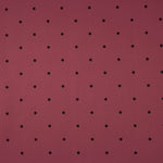 Polytecno Elastic Polka Dot Schwarz Maroon Hintergrund - Ribes y Casals