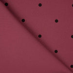 Polytecno Elastic Polka Dot Schwarz Maroon Hintergrund - Ribes y Casals