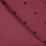 Polytecno Elastic Polka Dot Schwarz Maroon Hintergrund - Ribes y Casals