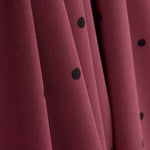 Polytecno Elastic Polka Dot Schwarz Maroon Hintergrund - Ribes y Casals