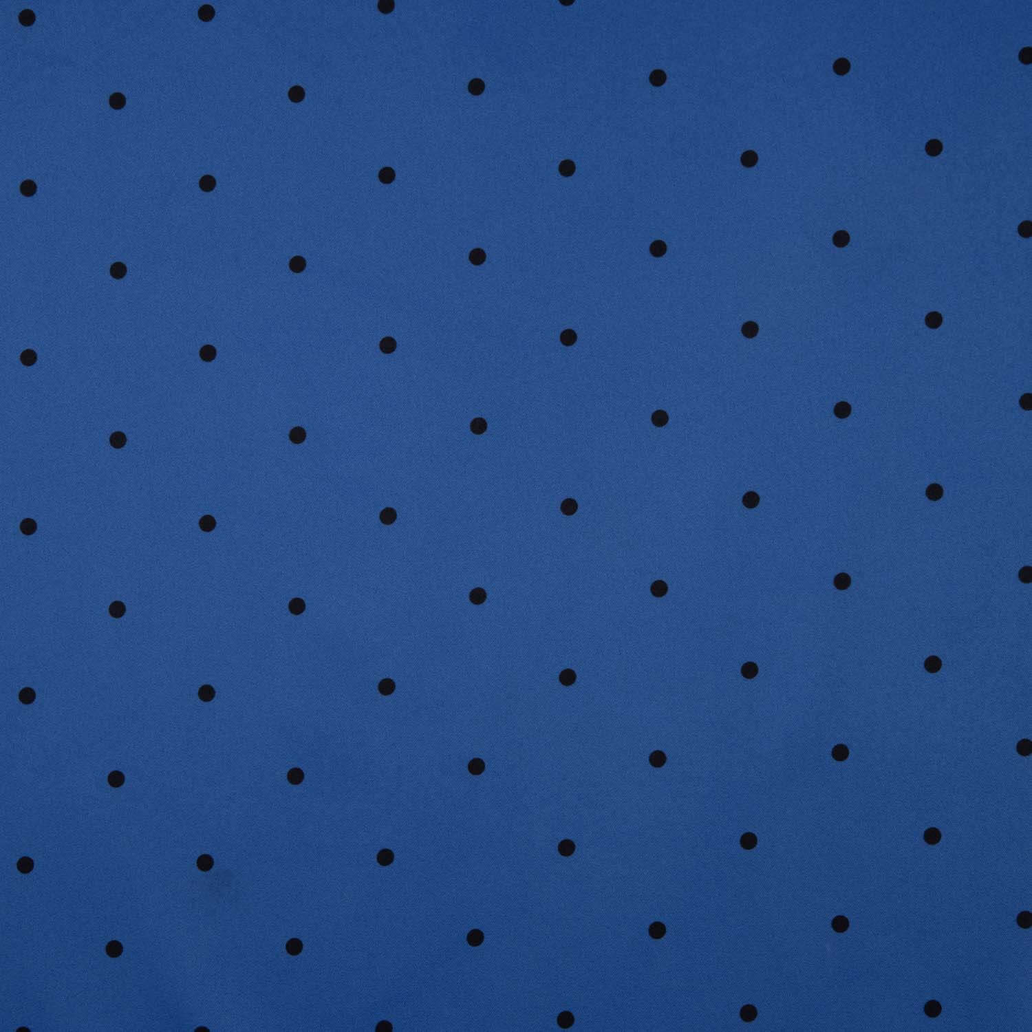 Polytecno Elastic Polka Dot Schwarz Blau Hintergrund - Ribes y Casals