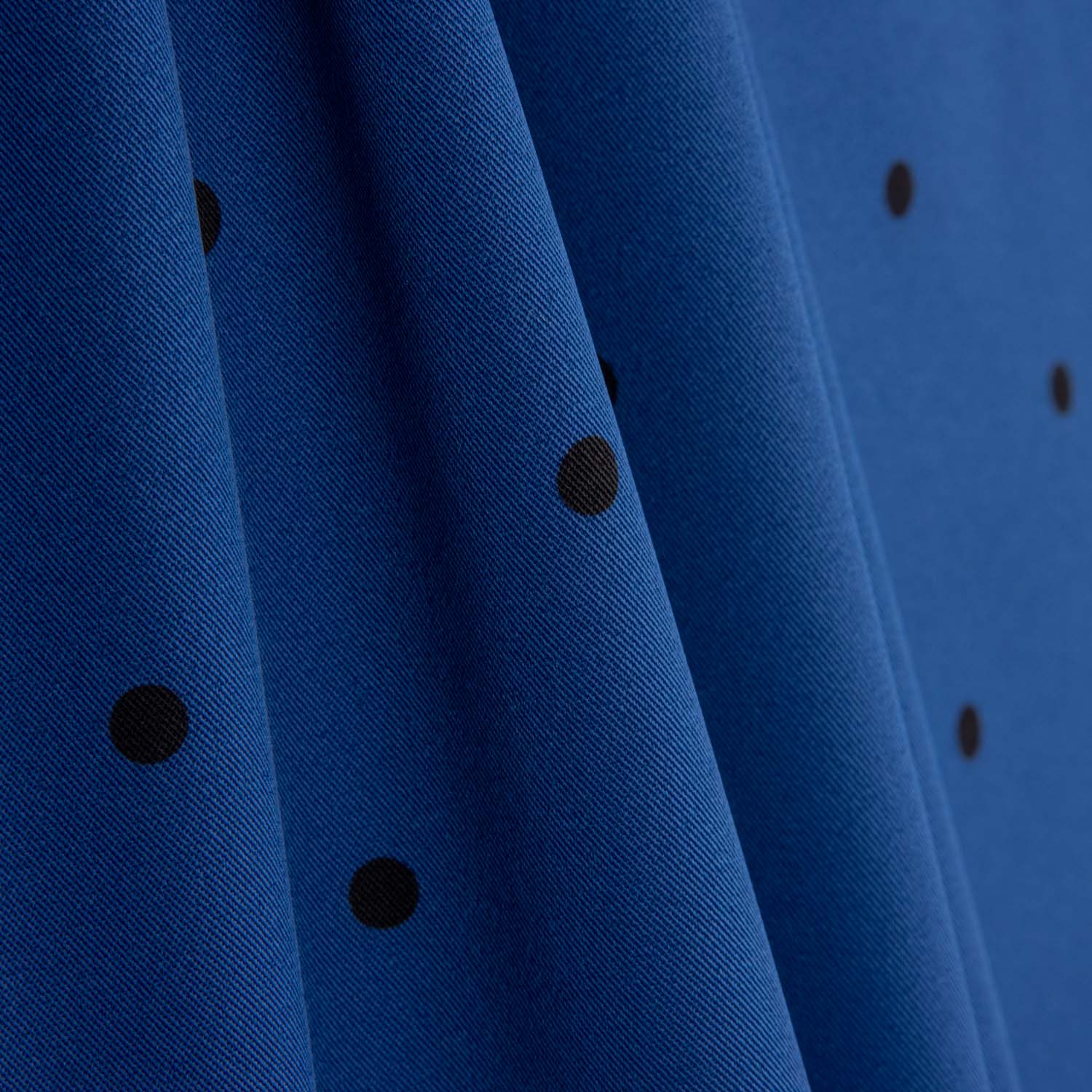 Polytecno Elastic Polka Dot Schwarz Blau Hintergrund - Ribes y Casals