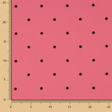 Polytecno Elastic Polka Dot Schwarz Koralle Hintergrund - Ribes y Casals