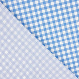 Blauer und weißer Vichy-Krepp - Ribes y Casals