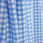 Blauer und weißer Vichy-Krepp - Ribes y Casals