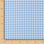 Blauer und weißer Vichy-Krepp - Ribes y Casals