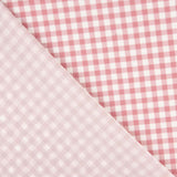 Rosa und weißer Vichy-Krepp - Ribes y Casals