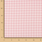 Rosa und weißer Vichy-Krepp - Ribes y Casals