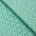 Swiss Embroidery Water Grüne Blütenblätter - Ribes y Casals