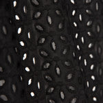 Swiss Embroidery Petals Schwarz - Ribes y Casals