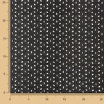 Swiss Embroidery Petals Schwarz - Ribes y Casals