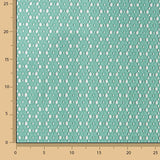 Stickerei Swiss Embroidery Daisy Aqua Green - Ribes y Casals