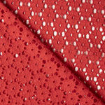 Schweizer Stickerei Gänseblümchen Rot - Ribes y Casals