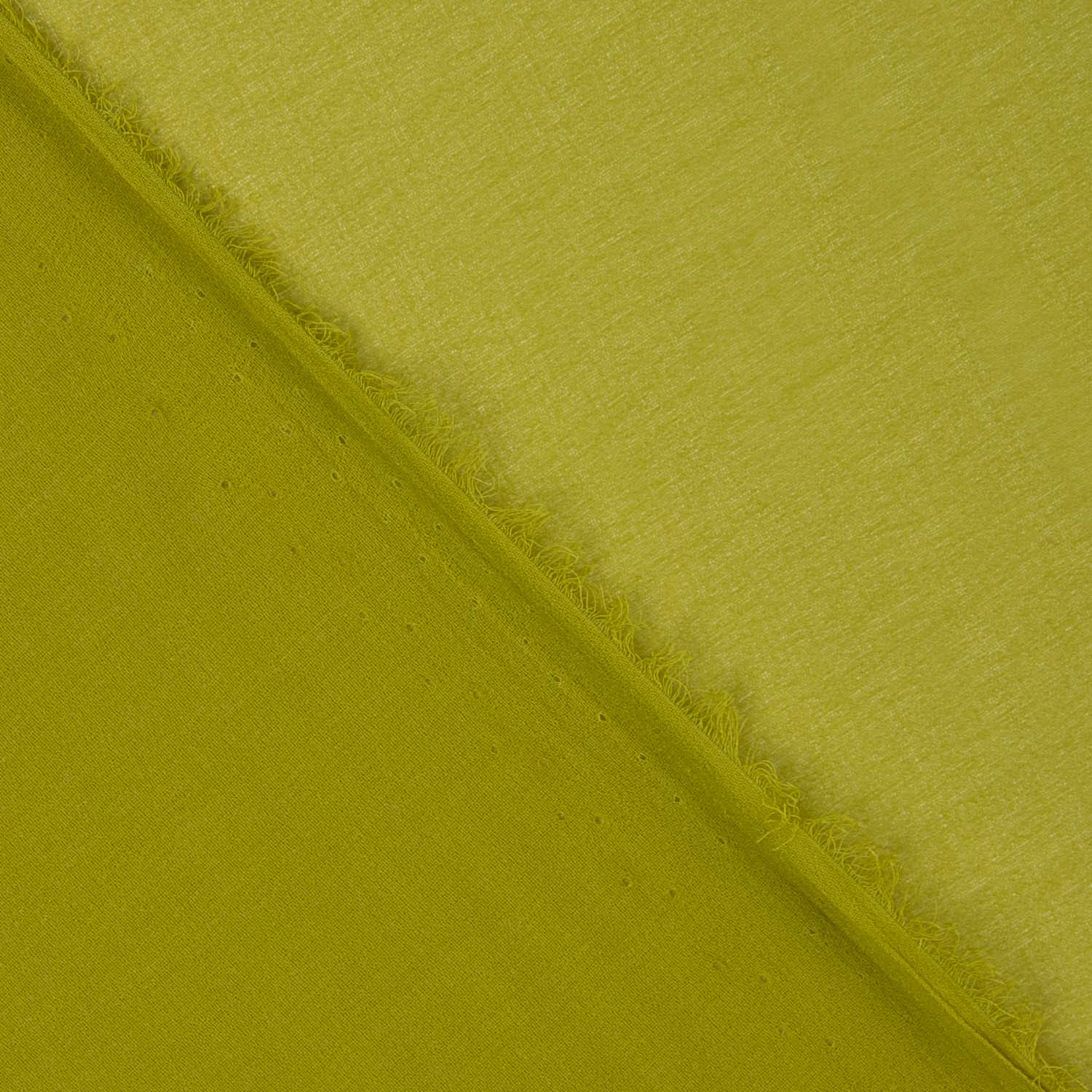 Ölgrüne Chiffon-Gaze - Ribes y Casals