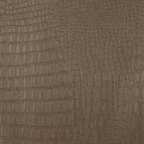 Kunstleder-Reststück mit Krokodilprägung, braun – verschiedene Maße x 140 cm Breite - Ribes y Casals