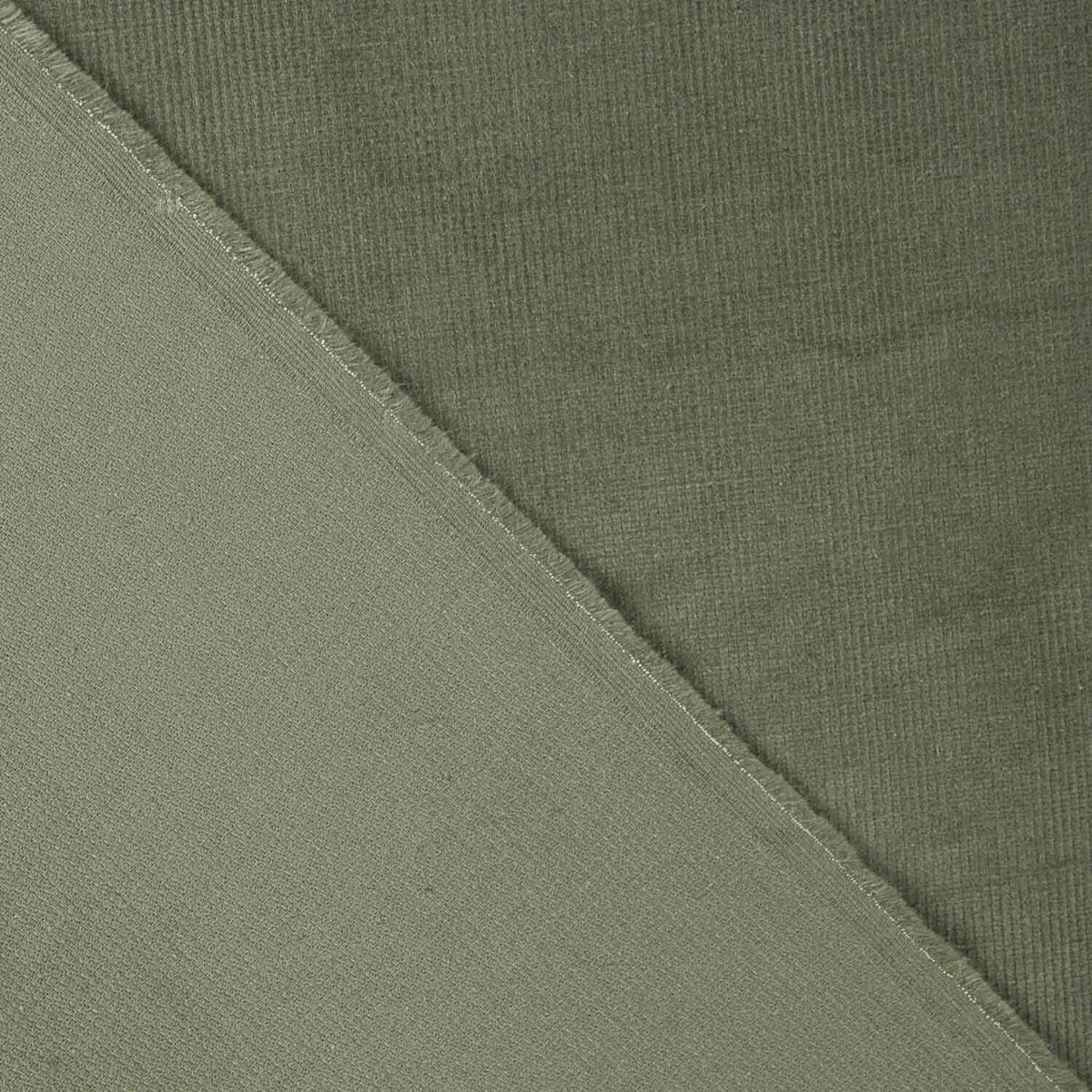 Khakigrünes elastisches Microfleece - Ribes y Casals