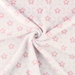 Kuschelfleece mit rosa Blümchen-Motiv - Ribes y Casals