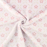 Kuschelfleece mit rosa Blümchen-Motiv - Ribes y Casals
