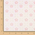 Kuschelfleece mit rosa Blümchen-Motiv - Ribes y Casals