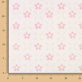 Kuschelfleece mit rosa Blümchen-Motiv - Ribes y Casals