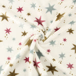 Kuschelfleece mit mehrfarbigem Sternenmuster - Ribes y Casals