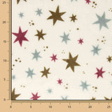Kuschelfleece mit mehrfarbigem Sternenmuster - Ribes y Casals