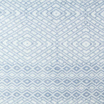 Kuschelfleece mit blauem Rautenmuster - Ribes y Casals