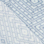 Kuschelfleece mit blauem Rautenmuster - Ribes y Casals
