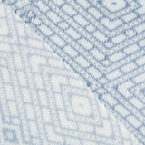 Kuschelfleece mit blauem Rautenmuster - Ribes y Casals