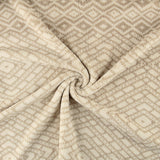 Kuschelfleece mit Rautenmuster, Beige - Ribes y Casals