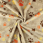 Kuschelfleece mit Tiermuster, Beige - Ribes y Casals
