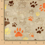 Kuschelfleece mit Tiermuster, Beige - Ribes y Casals