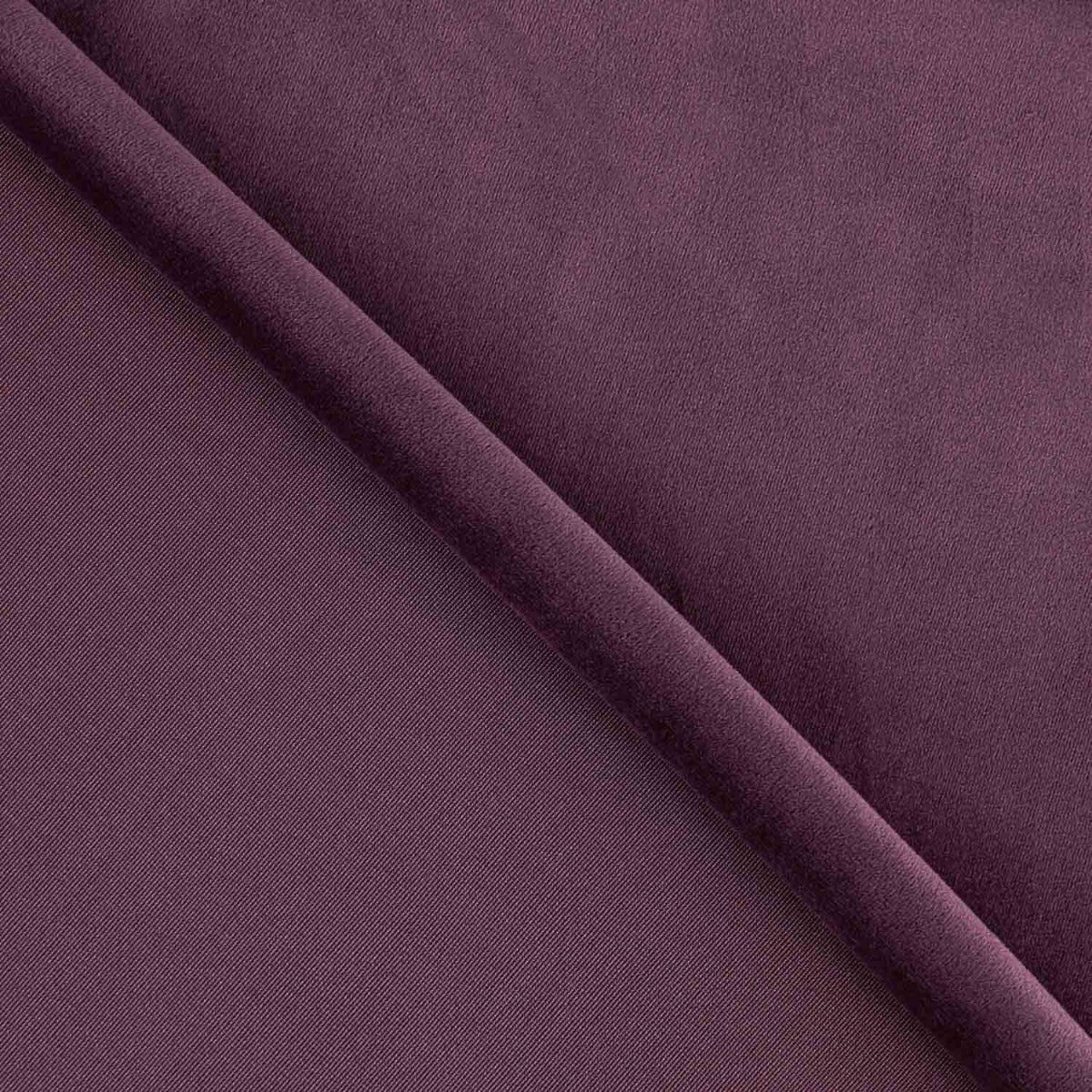 Aubergine Samt Samt Bielastic Gestrickt Aubergine - Ribes y Casals