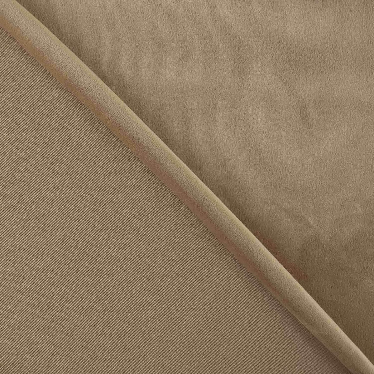 Restposten: Weicher, bi-elastischer, brauner Samt – verschiedene Maße x Breite 160 cm - Ribes y Casals