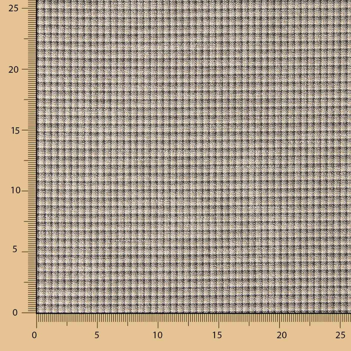 Viskose-Reststück mit Lumière-Karomuster – verschiedene Maße x Breite 150 cm - Ribes y Casals
