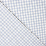 Stoff Flannelette Baumwolle Vichy Quadrate Soft Blau 110 x 150 cm - Ribes y Casals