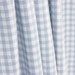 Stoff Flannelette Baumwolle Vichy Quadrate Soft Blau 110 x 150 cm - Ribes y Casals