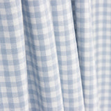Stoff Flannelette Baumwolle Vichy Quadrate Soft Blau 110 x 150 cm - Ribes y Casals