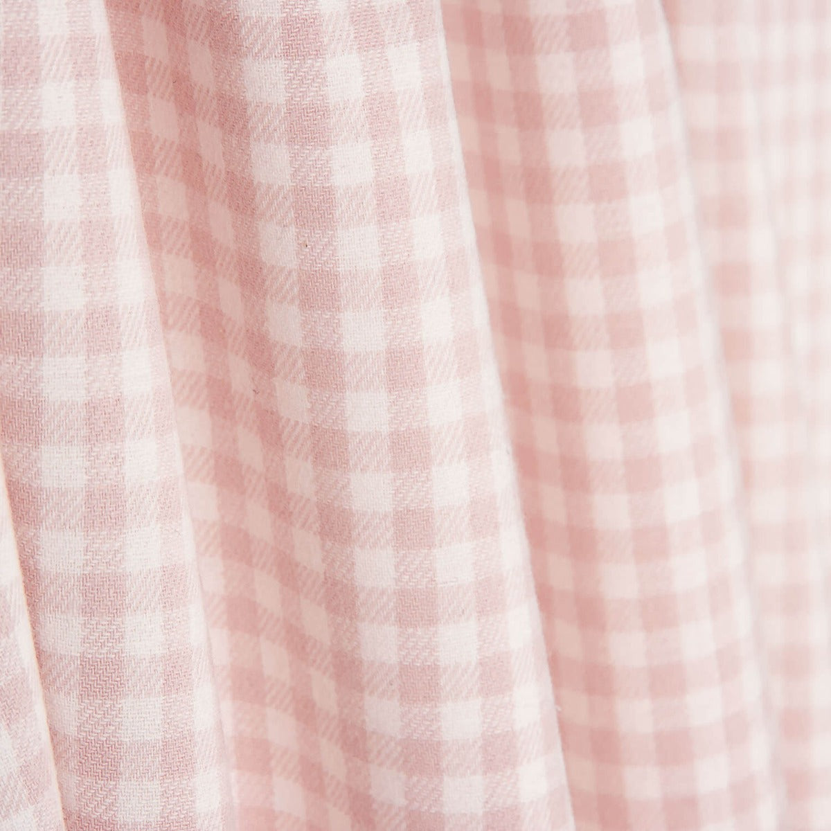 Flanell Baumwolle Vichy Baumwolle Quadrate Soft Pink - Ribes y Casals