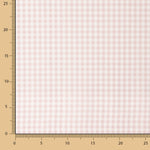 Flanell Baumwolle Vichy Baumwolle Quadrate Soft Pink - Ribes y Casals