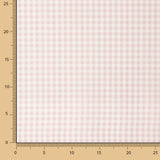 Flanell Baumwolle Vichy Baumwolle Quadrate Soft Pink - Ribes y Casals
